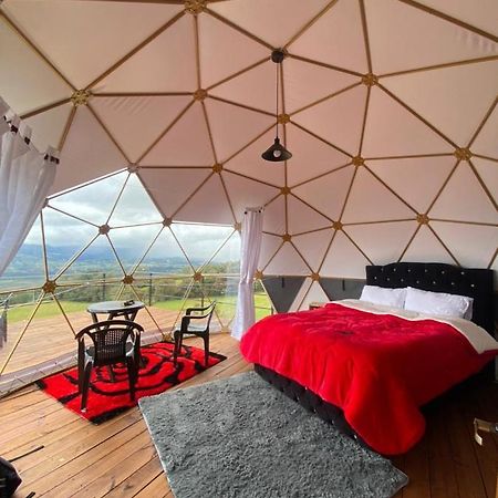 Glamping hermoso amanecer Guatavita Exterior foto