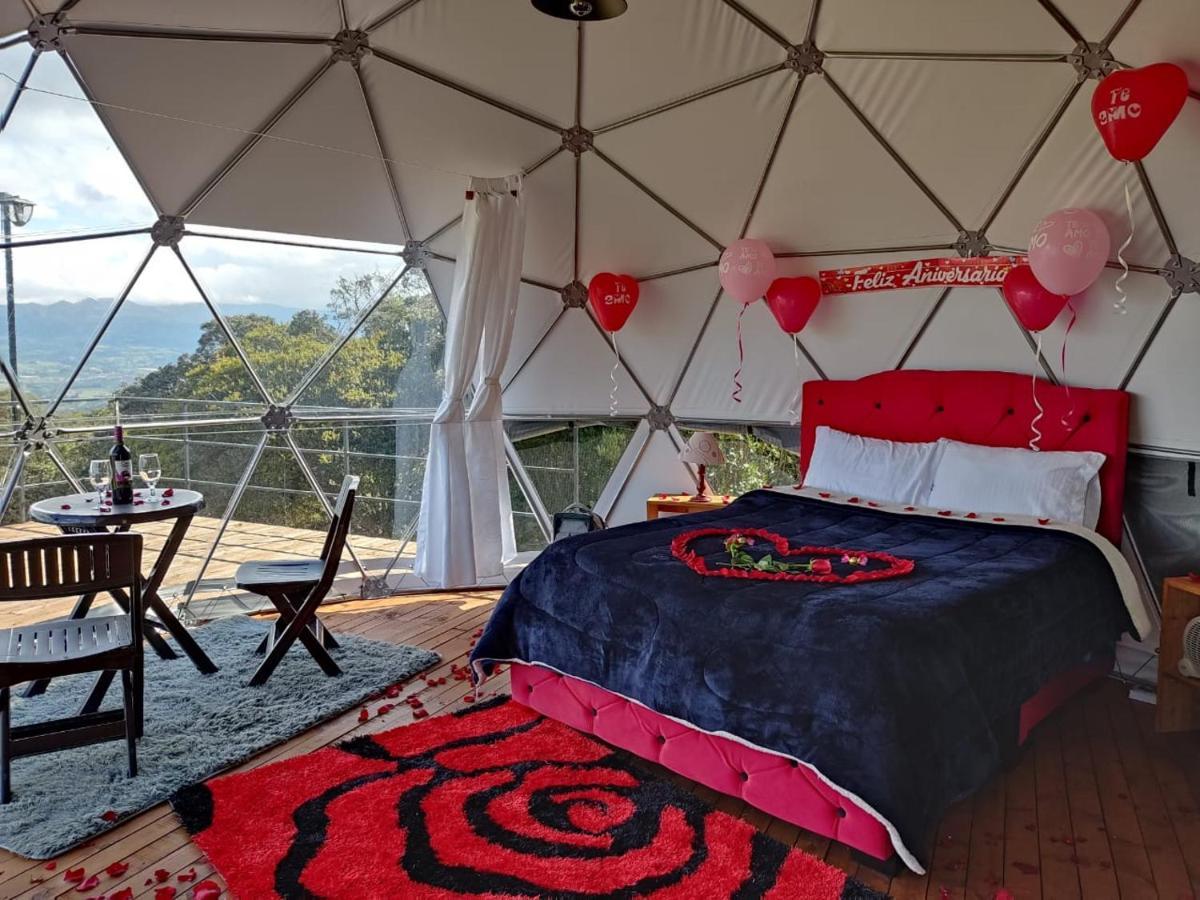 Glamping hermoso amanecer Guatavita Exterior foto