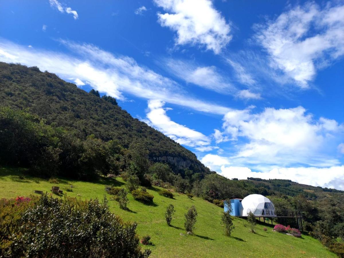 Glamping hermoso amanecer Guatavita Exterior foto