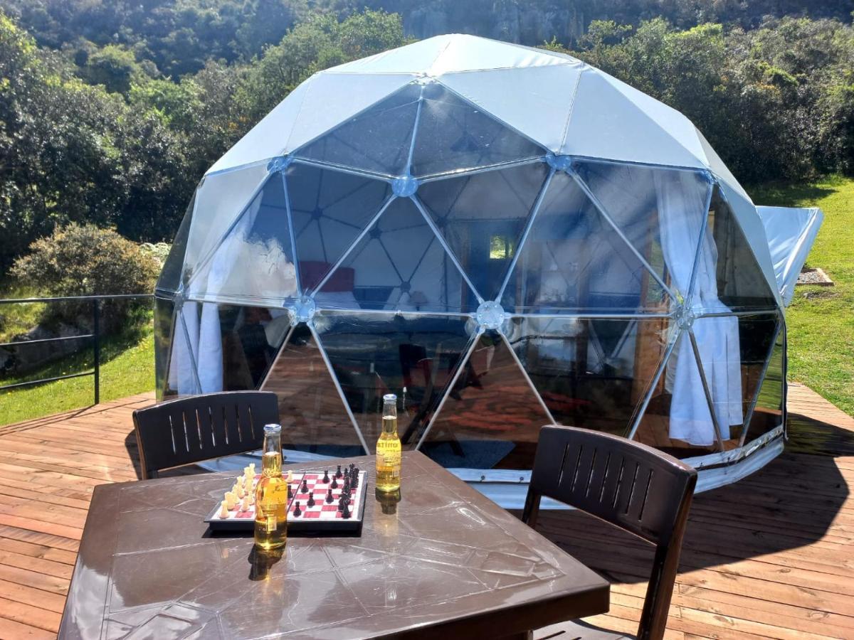 Glamping hermoso amanecer Guatavita Exterior foto