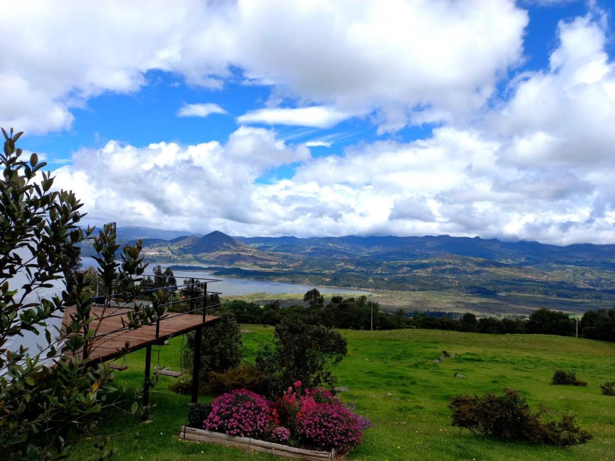 Glamping hermoso amanecer Guatavita Exterior foto
