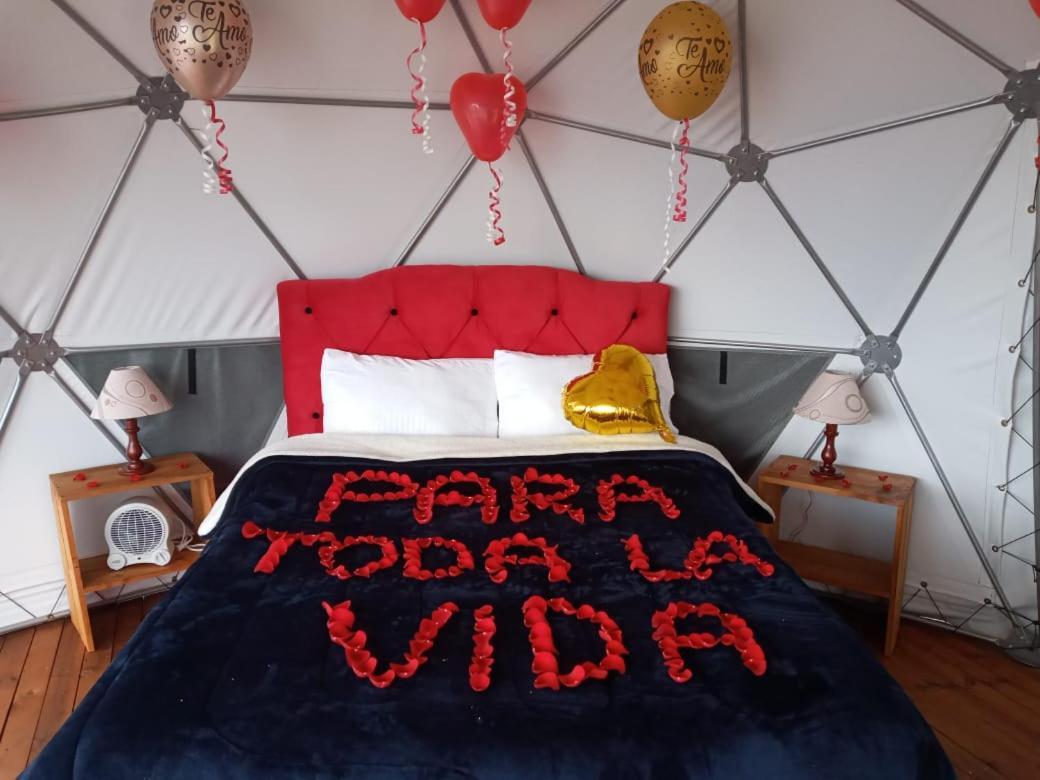 Glamping hermoso amanecer Guatavita Exterior foto