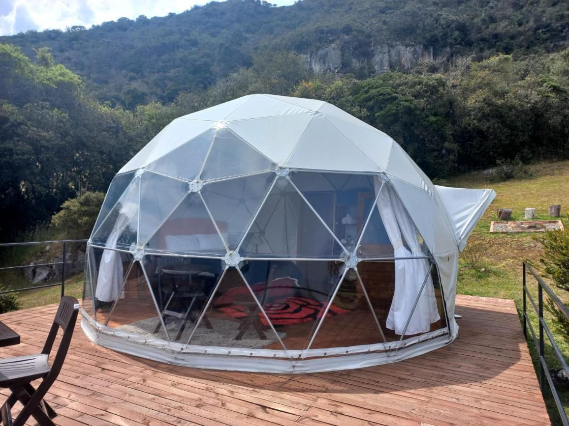 Glamping hermoso amanecer Guatavita Exterior foto